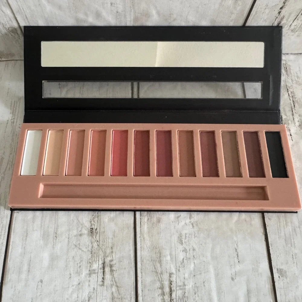 NakedS Stereo Depth Shaped 12-Color Eyeshadow Palette Warm Neutrals 8612-1